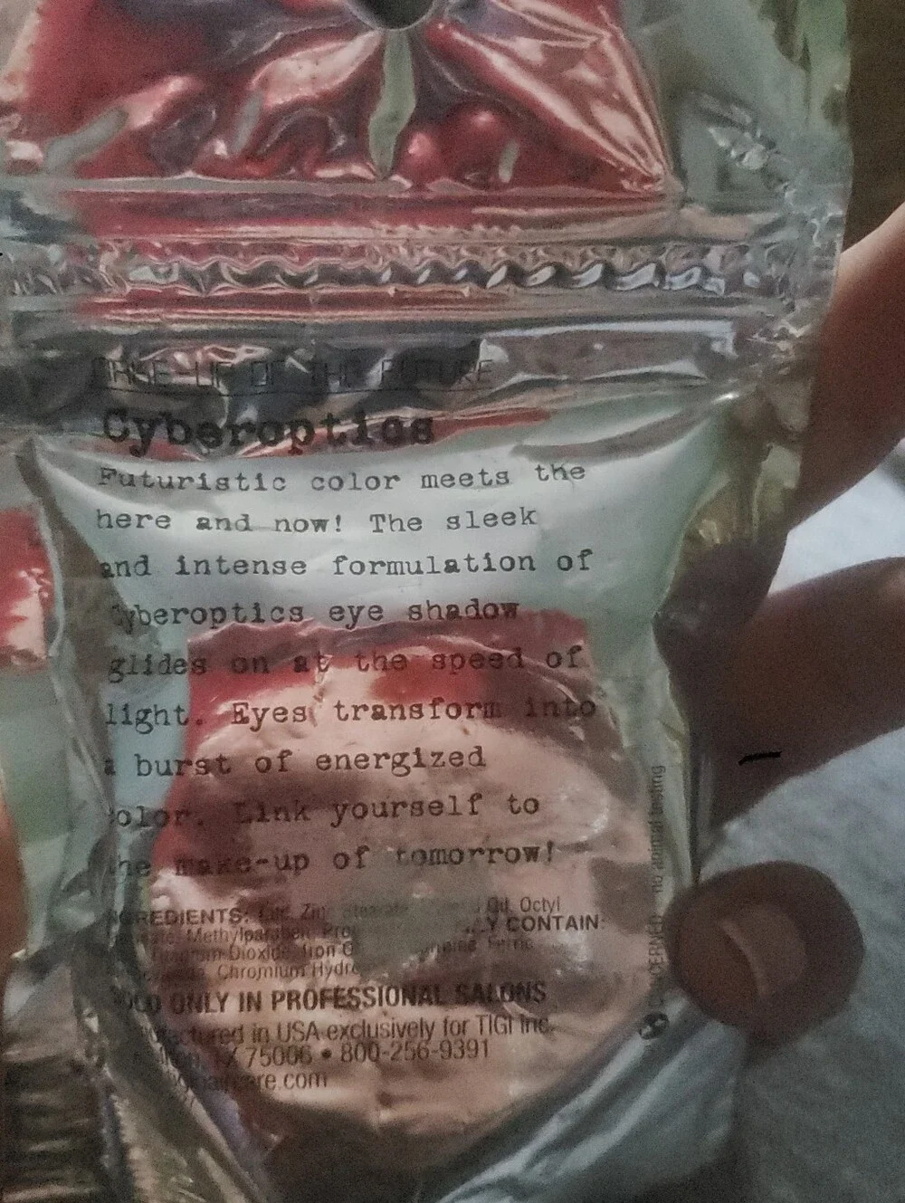 Discontinued Y2k Bed Head Cyberoptics eyeshadow